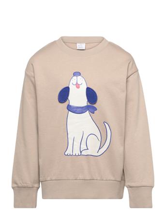 Sweater Dog Placement Lindex Beige