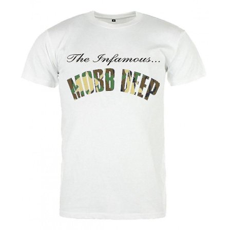 Mobb Deep T-shirt Blanc Den berömda Mobb Deep Army