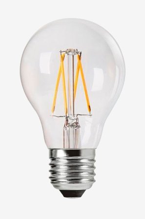 PR Home - Shine LED Filament Normal Clear 60mm, 40W - Transparent - Ljuskällor & glödlampor - Från Homeroom