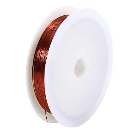 1 Rulle Mode Neglekunst Kobbertråd Neglekunst Tips Dekoration Neglekunst DIY Tilbehør (Kaffe)