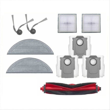 Til Q10 S5 Tilbehør Mian Sidebørste Filter Moppe Støvpose til Q10 X5/Q10V/Q10P Reservedele