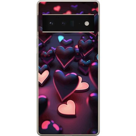 Yhteensopiva Puhelinkuori Google Google Pixel 6 Pro KeskiyönSydämet