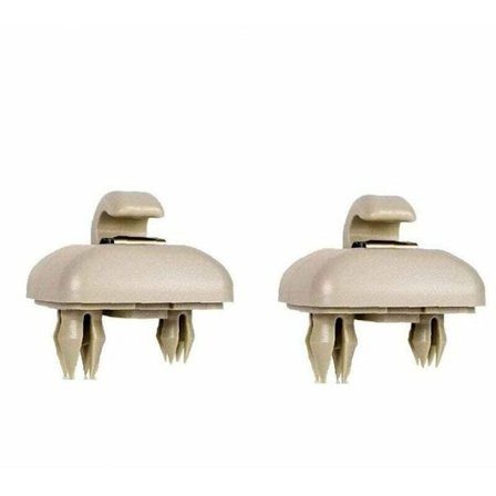 2 st - Solskärmsskyddsklämma för Audi A4 A5 S5Q3 Q5 8U0857562A [Beige]