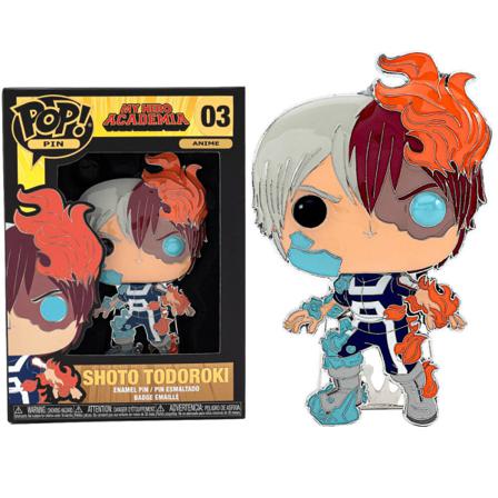 My Hero Academia Shoto Todoroki Large Enamel Pop Pin 10cm