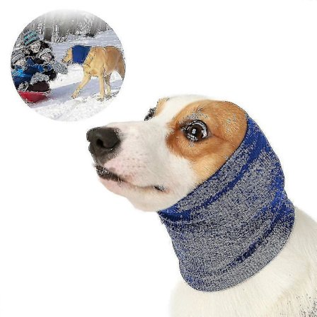 Hundefrisørhørselvern Varme Støydempende Hørselvern Kjæledyr Ørebeskyttelse Stoffhatt (størrelse, farge: s-blå)