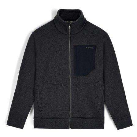 Simms Harbor Fleece Black Heather - S