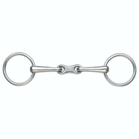Shires French Link Häst Bradoon Bit 5.5in Silver