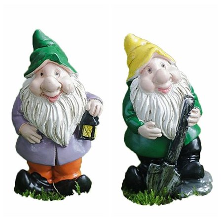 2st Mini Gnome Figurines Miniature Dwarfs Statue 3 3