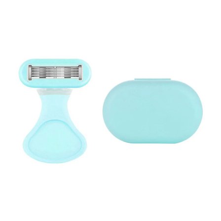 Rakblad för kvinnor Epilator Kropp Armhåla Ben Bikini Rakhyvel Trimmer Säker Hårborttagningsverktyg~04827