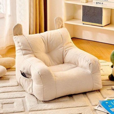 Enkel Sofa Barn Liten Sofastol Baby Lesekrok Barn-FF- Gul