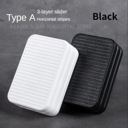 Push Pa Pa Coin EDC Fidget Square Block Magnetiska skjutreglage Push Clickers Haptisk stressavlastning Vuxna skrivbordsleksak för vuxna barn