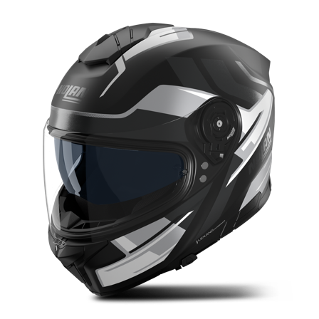 Nolan N80-8 Trittico Full Face Helmet Black/White/Anthracite Matt S