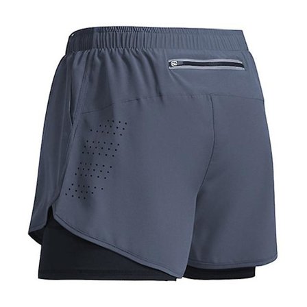 Sportsshorts Kompatible med Menn 2023 - Dobbeltlags Treningsshorts, Sommer 2-i-1 Strandklær, Jogging, Gym, Løping, Z XL