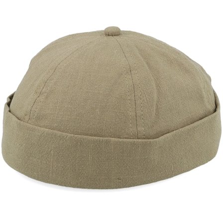 Upfront - Groen docker Beanie - Avalon Cap Dusty Green Docker @ Hatstore