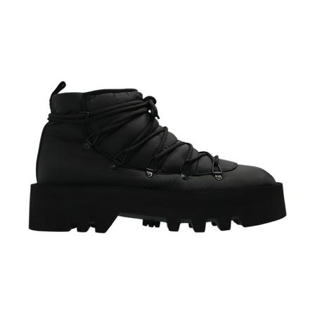JW Anderson, Snow boots with logo Zwart, Heren, Maat:44 EU,print