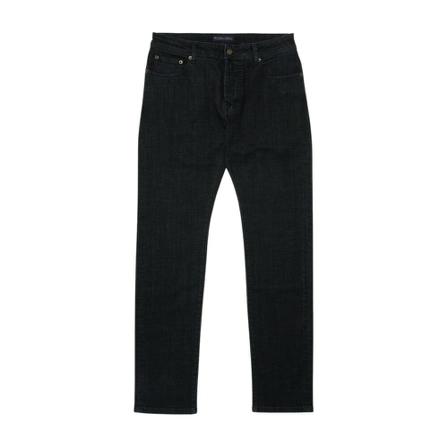 Brooks Brothers, Black 5-Pocket Jeans Zwart, Heren, Maat:W32