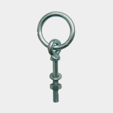 Bryggring galvad maskingänga M12x100mm