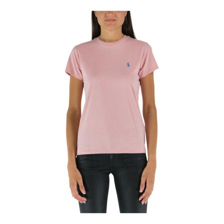 Polo Ralph Lauren Cotton jersey crew t-shirt Pink, Dame T-shirts