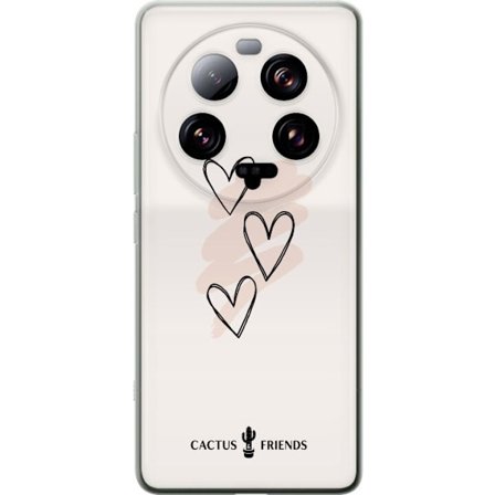 Kompatibel Mobilcover til Xiaomi Xiaomi 13 Ultra Cactus and Friends - Soft Romance Sketch