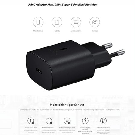 Hurtigoplader USB C Opladerkabel til Samsung Galaxy A55 A54 A53 A52 A52G A51