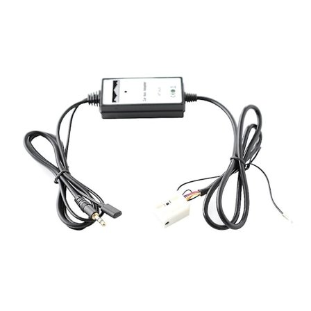 Billadapter for bilstereo 3,5 mm AUX-in CD-veksler 12-pin for T5