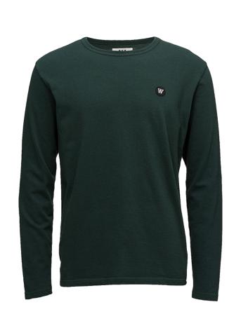 Mel Long Sleeve T-Langærmet Skjorte Grøn Double A By Wood Wood