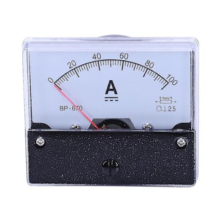 DC 100A Analog Panelströmräknare Amperemeter -670 Ty-yuhao