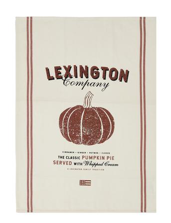 Pumpkin Printed Organic Cotton Kitchen Towel Home Textiles Kitchen Textiles Kitchen Towels Brun Lexington Home