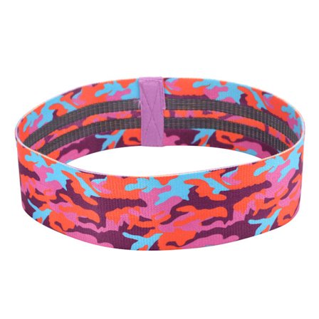 Motståndsband för ben och rumpa halkfria yoga elastiska höft booty band för fitness(M )