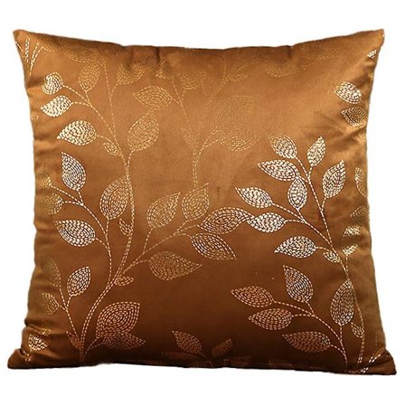 Lyst luksus putetrekk Sofa putetrekk Bronzing putetrekk Oransje