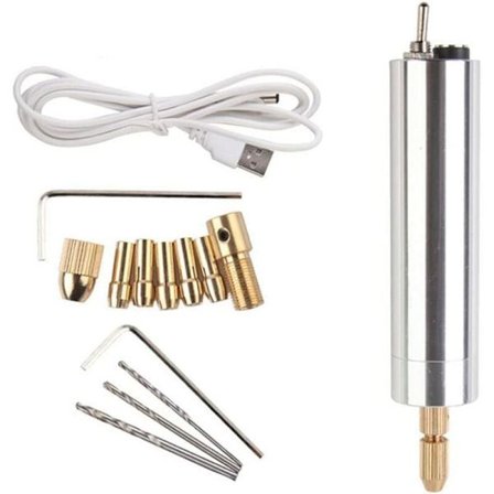 Mini Resin Rechargeable USB Elektrisk Borr Sladdlös Gravyr Penna Poleringsverktyg