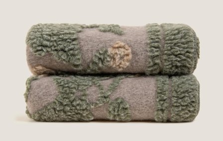 Frati Home Pledd Kokt-Ull Harmony-Green 150x190