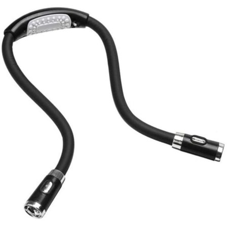 Boklampe 4 LED leselampe nakke, boklys for lesing i seng, nakkelampe, 2