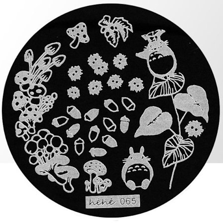 Leimalevy - Kynsikoristeet - hehe 065 - Pyöreä