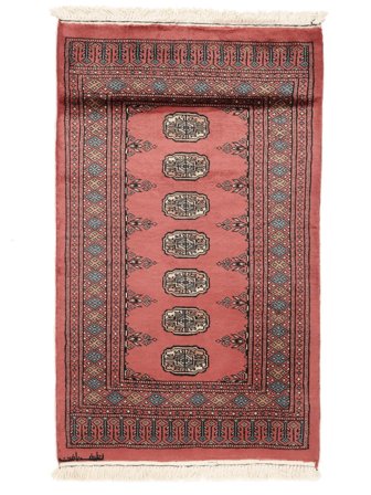 82X135 Tapis D'orient Pakistan Boukhara 3Ply Rouge Foncé/Rouge (Laine, Pakistan)