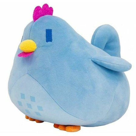 Stardew Valley Kylling Pude Pludselig Blød Fyldt Dyr Legetøj Gave Julegave Blå