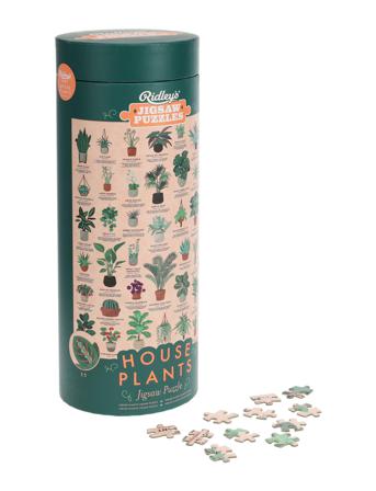 Puzzle House Plants 1000 Pcs Home Decoration Puzzles & Games Puzzles Grønn Ridley's Games