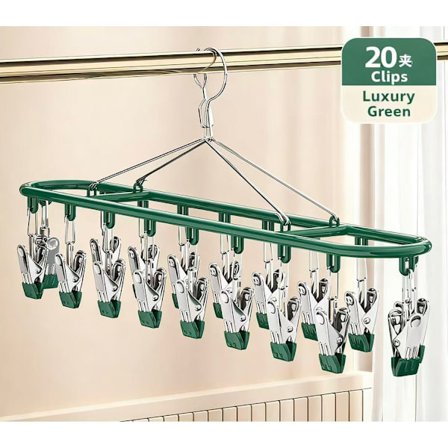 Parvekkeen sukankuivausteline pyykkiteline sukkien ripustusteline alusvaatteiden kuivausteline koukku parvekkeelle, ei tarvitse porata