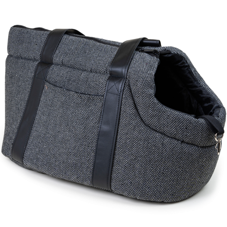 Selected by ZOO - Bæreveske Zelda, 41x21x26cm, Grå - Hund - Hundebur & transportvesker - Hundevesker & ryggsekker - ZOO.no