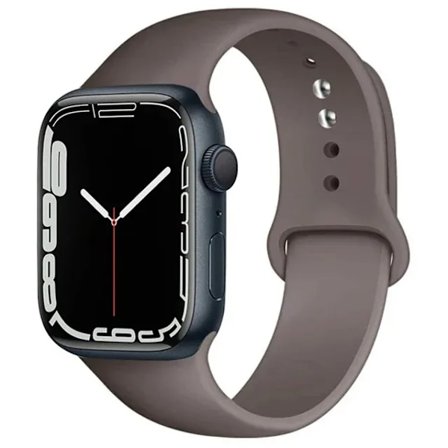 Silikonarmband för Apple Watch armband 44mm 45mm 40mm 41mm 42-38mm 45 mm sportarmband iwatch serie 8 7 6 5 4 3 SE 9 Ultra 2 49mm
