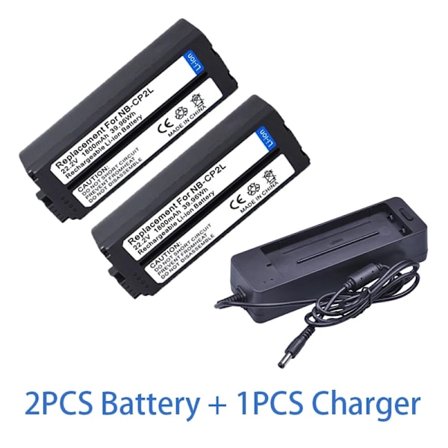NB-CP2LH NB-CP2L batteri 1800mAh genopladelige batterier og oplader til Canon SELPHY NB-CP1L,CG-CP200 CP1500 CP1300 CP900 CP800