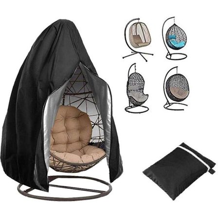Hängstolskydd - Hängstolskydd med dragkedja, slitstarkt trädgårdsmöbelskydd Vindtätt Vattentätt Utomhus, 190 X 115cm