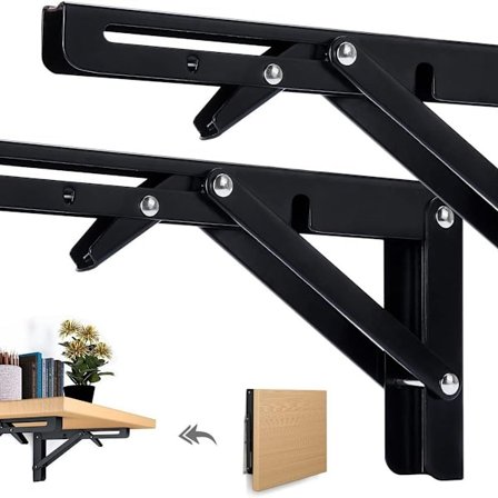 Folding square wall shelf KLB