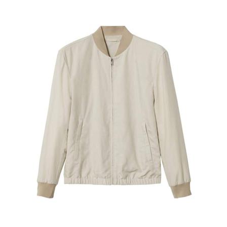 Mango - Bomberjackor - Beige - Herr - Storlek: S, Herr, Storlek: S