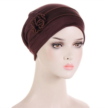 Turban Luer Dame Hijab KAFFE