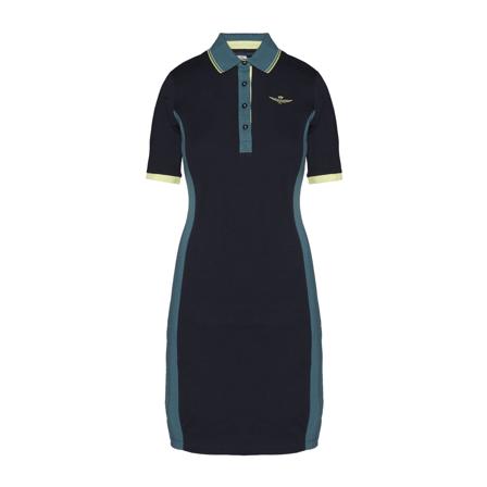 Aeronautica Militare Short Dresses , Blauw , Dames , Maat: S Casual jurken