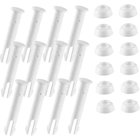 12 kpl Muoviallasliittimet, Tapit Ja Tiivisteet, 5,5 cm / 2,16 jalkaa Allasvaraosat 13 jalkaa - 24 jalkaa Yl puoliselle Py re lle Metallikehykselle, 