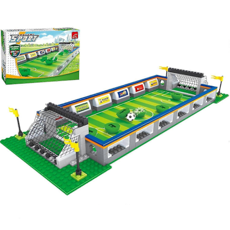 Fodbold Brætspil, 261 stk. Sports Fodboldstadion Byggeklodser Sæt, Gaver til Venner der Kan Lide Fodbold