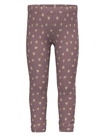 Nmftavina Sweat Fleece Legging Bru Noos Bottoms Leggings Purple Name It