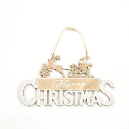 Samppanja Kultaa Hyvää Joulua Puinen Ovikoriste Tarra Jauhe Suuri Joulukoriste Ovi Ripustin